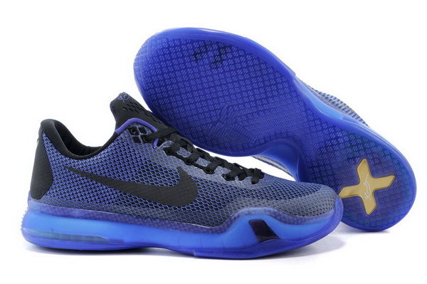 Nike Kobe 10 X Purple Blue Black Outlet Online